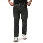 Black Washed Denim Jeans