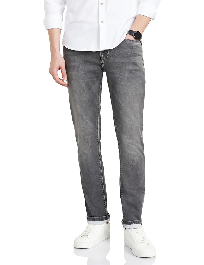 71vSy-vxjvL._SY879_ Tapered Fit Denim Jeans - Image 1