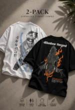 Kakashi x Shadow Forged Oversized T-Shirt Combo
