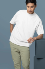 Blitz X White Oversized T-Shirt Men | 280 GSM - Image 3