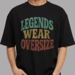 Legends Wear Oversized T-Shirt Men | 280 GSM Drop Shoulder Fit |