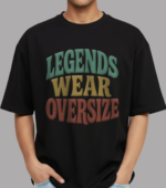 Legends Wear Oversized T-Shirt Men | 280 GSM Drop Shoulder Fit |
