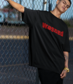 Wasted Oversized T-Shirt Men | 280 GSM Drop Shoulder Fit - Image 2