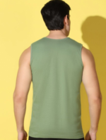 Men Typography Printed Applique Slim Fit T-shirt - Image 4