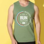 Men Typography Printed Applique Slim Fit T-shirt