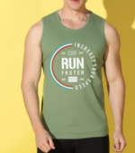 Men Typography Printed Applique Slim Fit T-shirt